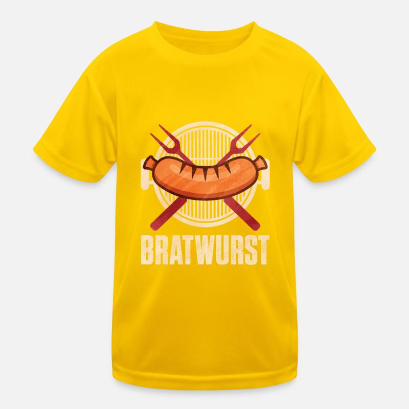 Bratwurst as a gift Kids Functional T-Shirt
