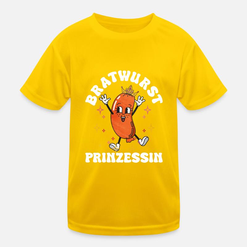 Bratwurst as a gift Kids Functional T-Shirt