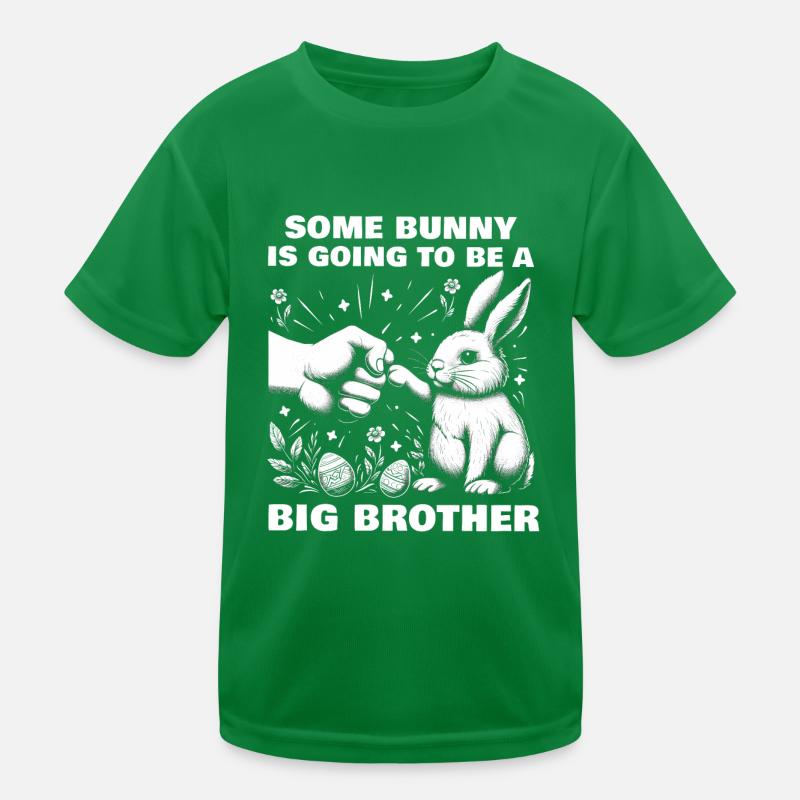Some Bunny Is Going To Be A Big Brother Kinder Funktions-T-Shirt