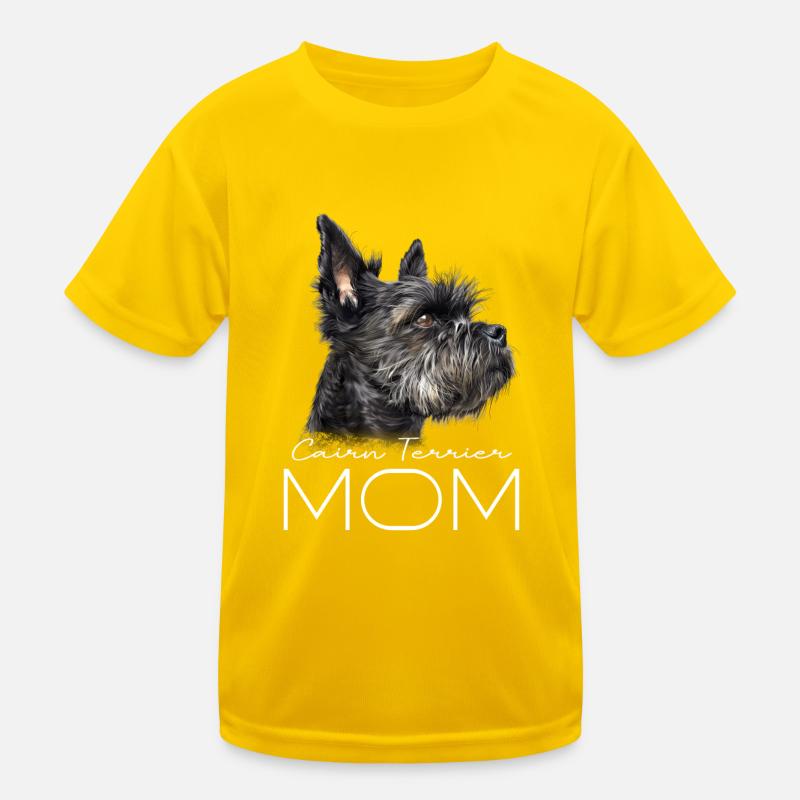Cairn Terrier Mom Kids Functional T-Shirt