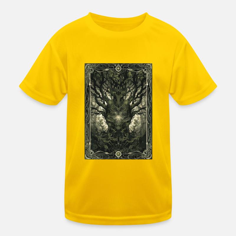 The Enchanted Forest Tarot Kids Functional T-Shirt