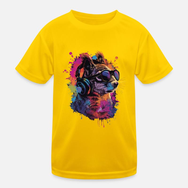 Eichhörnchen Kinder Funktions-T-Shirt