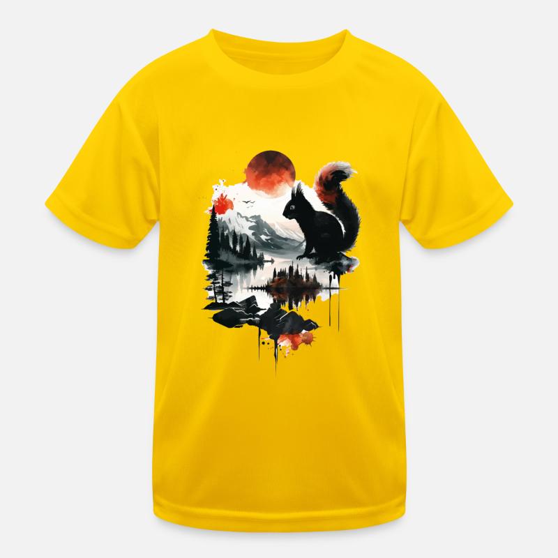 Squirrel Kids Functional T-Shirt
