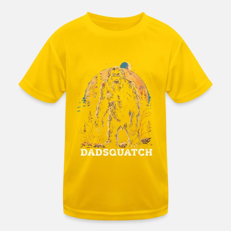 Dad Squatch Kids Functional T-Shirt