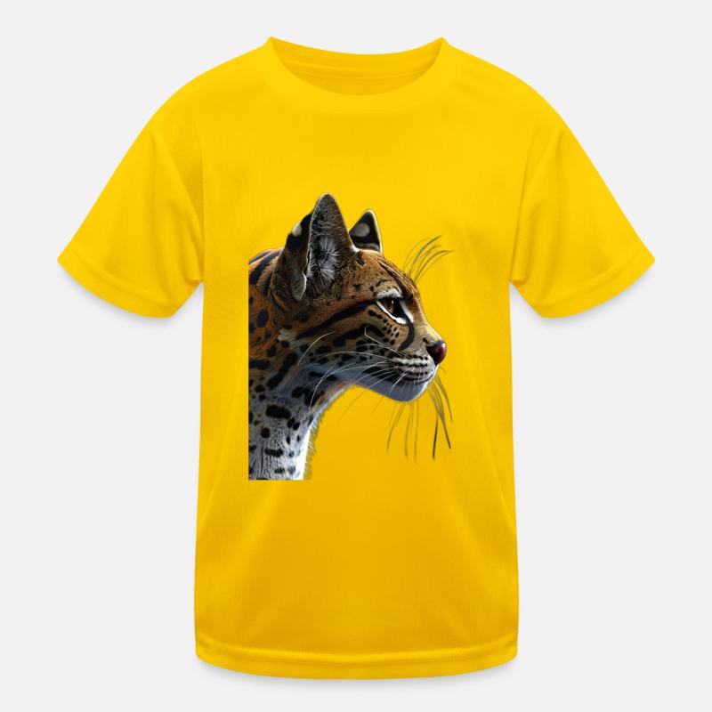 Ozelot Kinder Funktions-T-Shirt