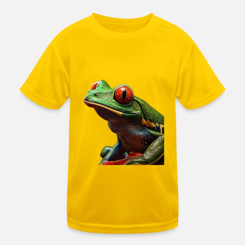 Rotaugenlaubfrosch Kinder Funktions-T-Shirt