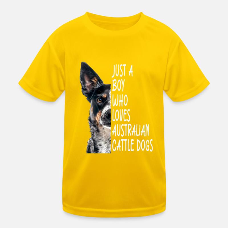 Australischer Treibhund Kinder Funktions-T-Shirt
