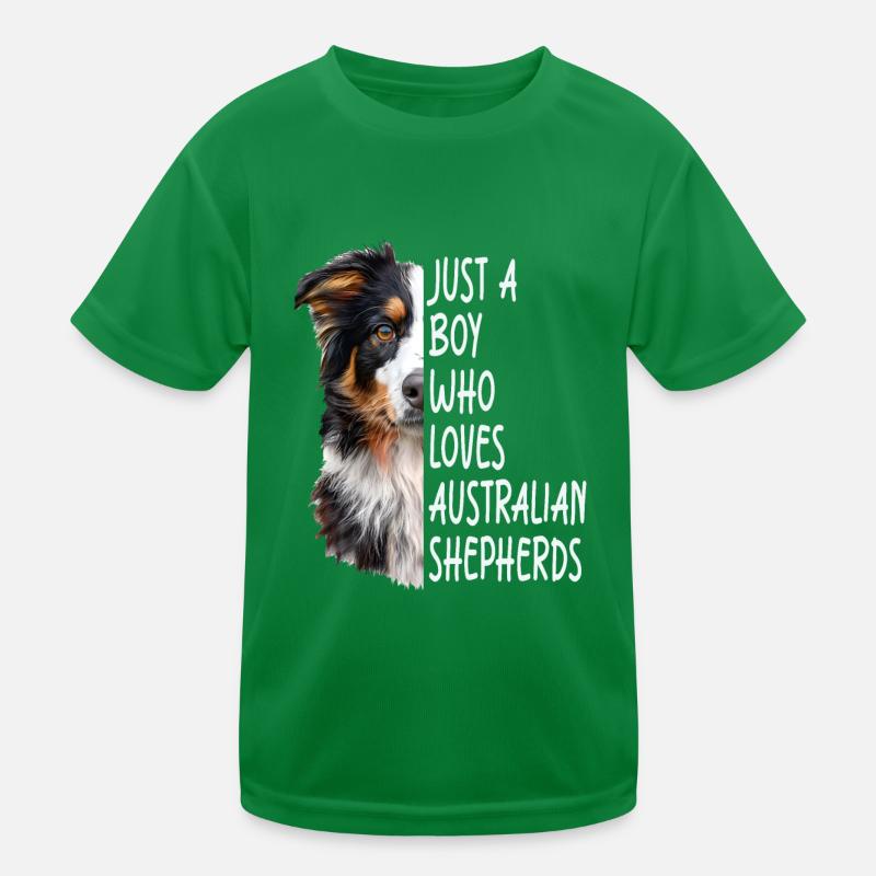 Australian shepherd Kids Functional T-Shirt