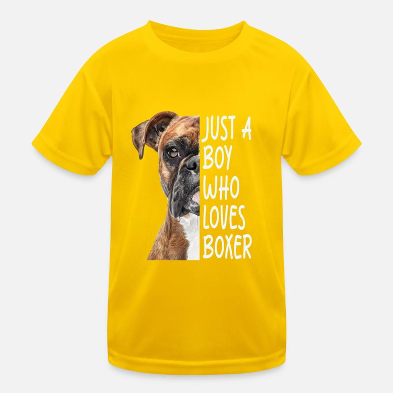 Boxer Kinder Funktions-T-Shirt