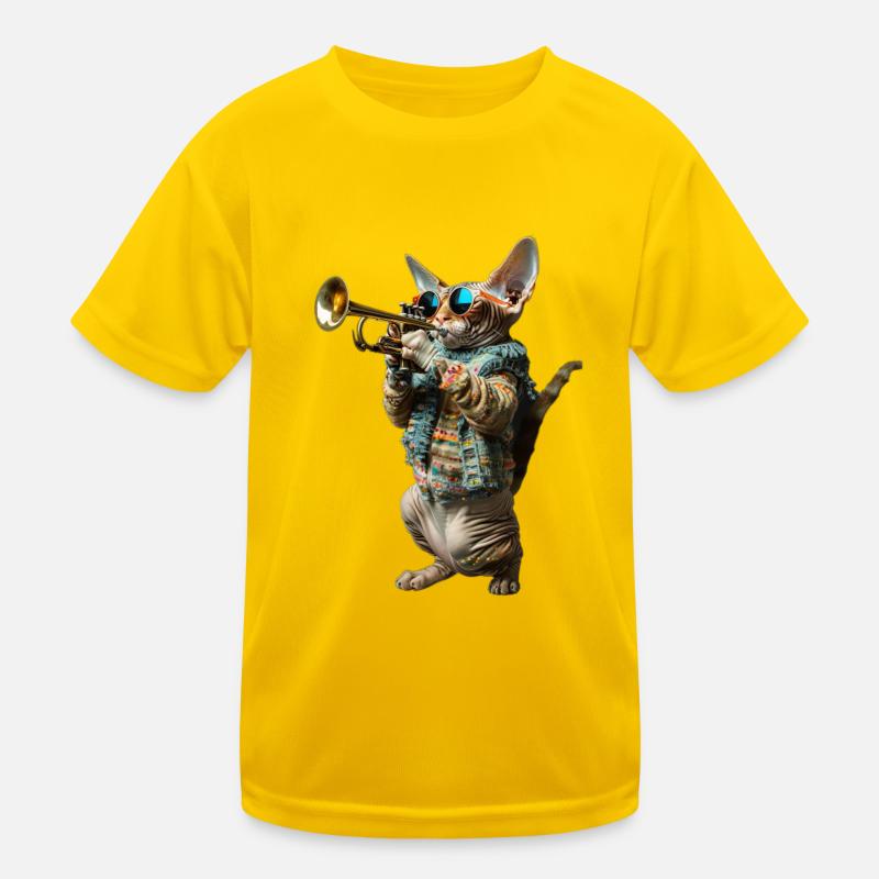 Devon Rex Trompette T-shirt sport Enfant