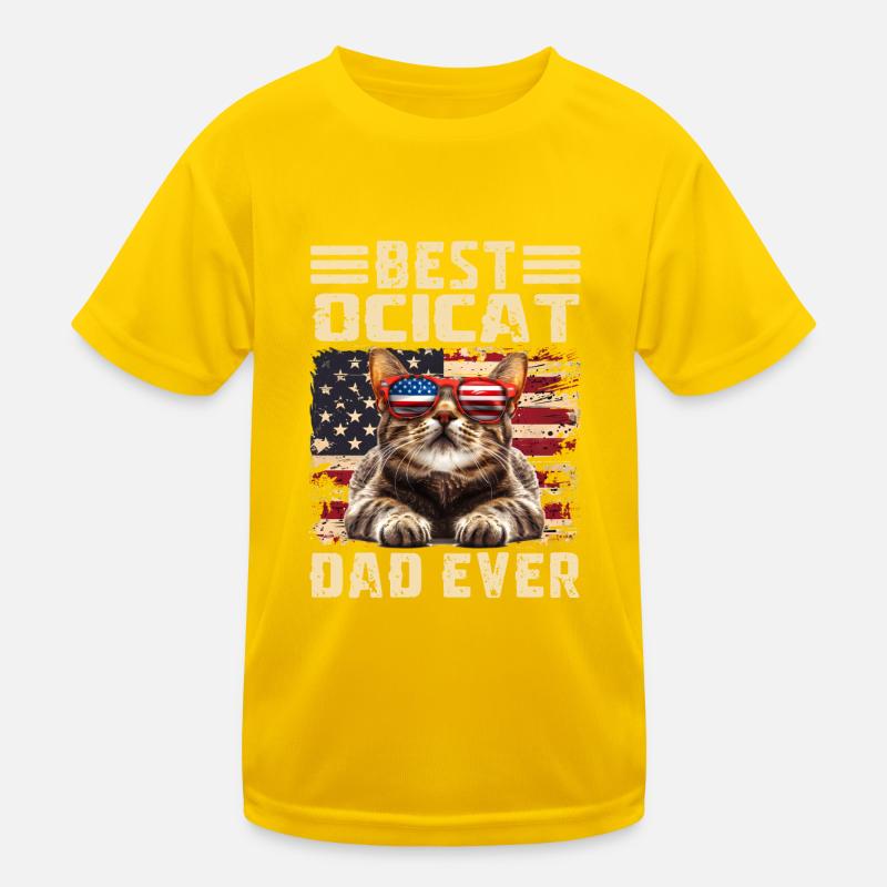 Ocicat Papa Kids Functional T-Shirt