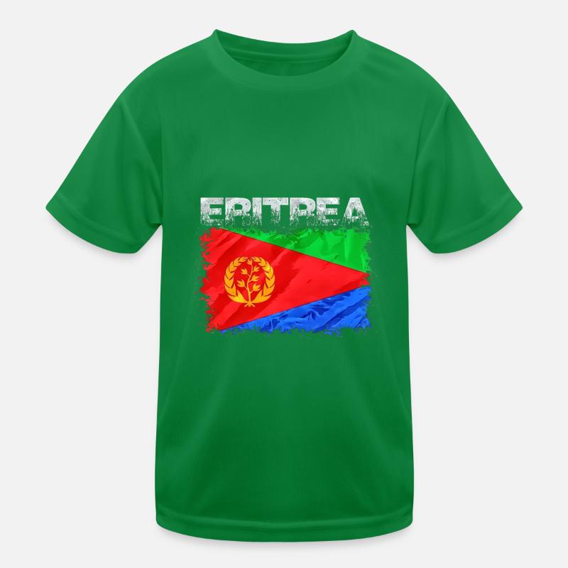Eritrea Kinder Funktions-T-Shirt