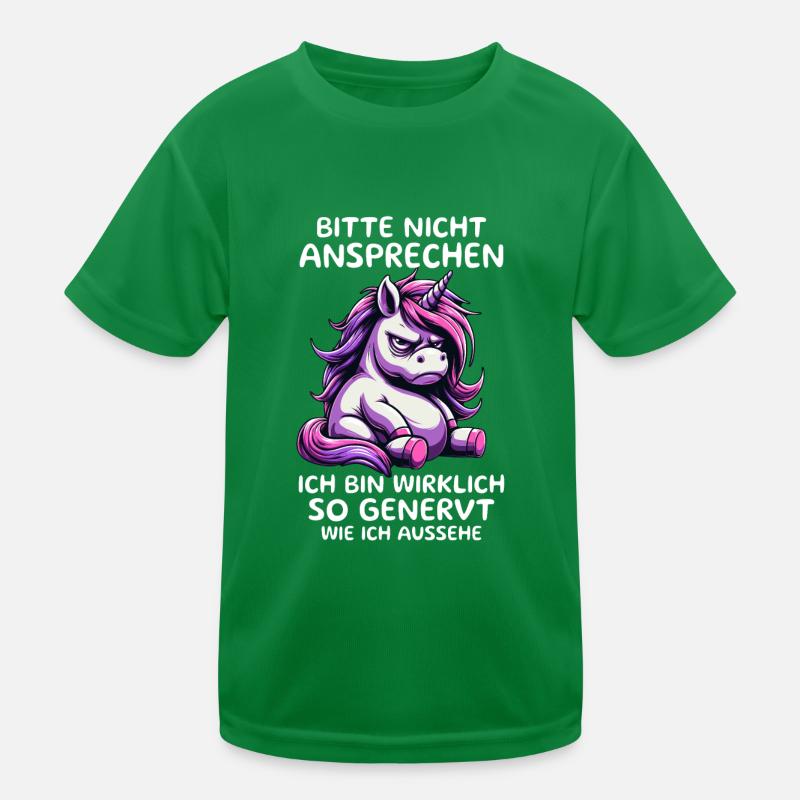 Bitte Nicht Ansprechen Ich Bin Wirklich So Genervt Kinder Funktions-T-Shirt