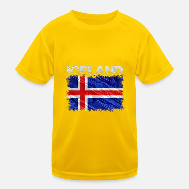 Iceland Kids Functional T-Shirt