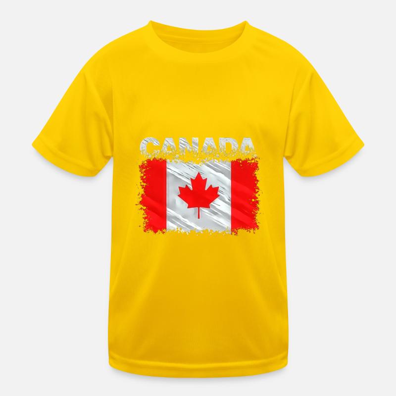 Kanada Kinder Funktions-T-Shirt