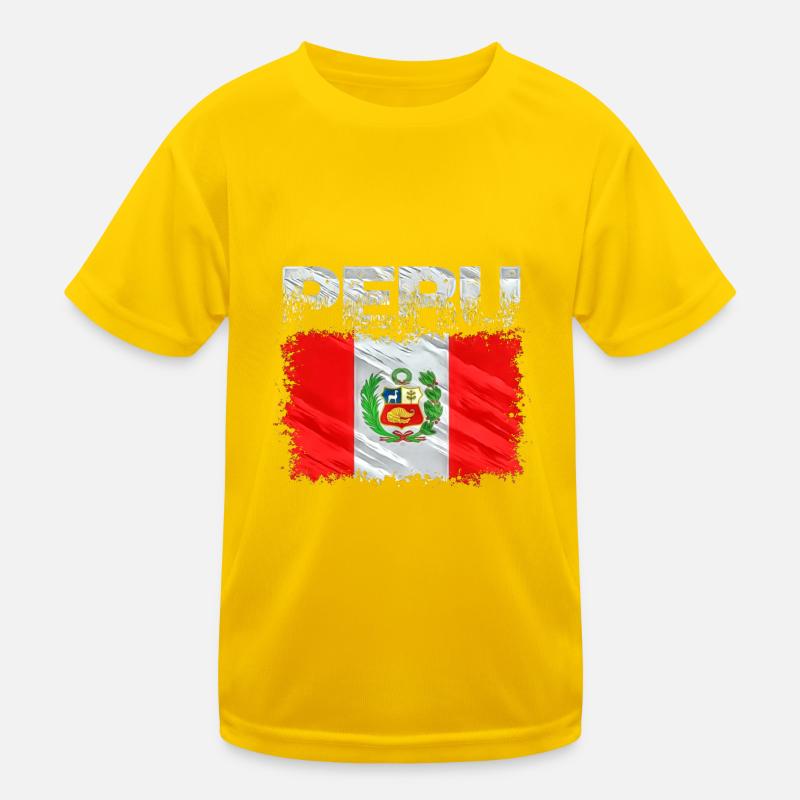 Peru Kids Functional T-Shirt