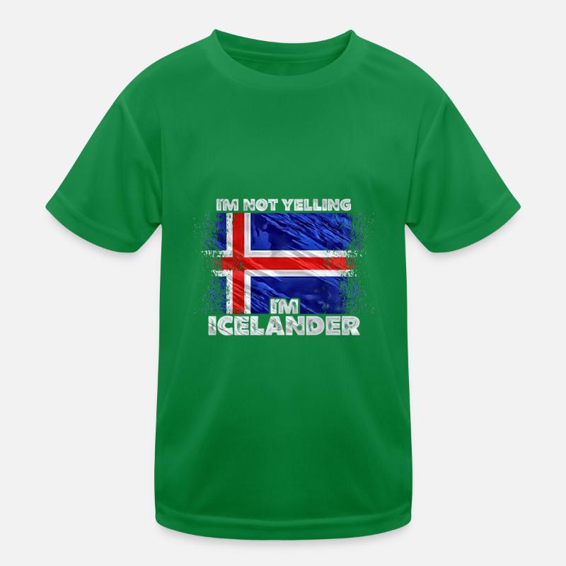 Iceland Kids Functional T-Shirt