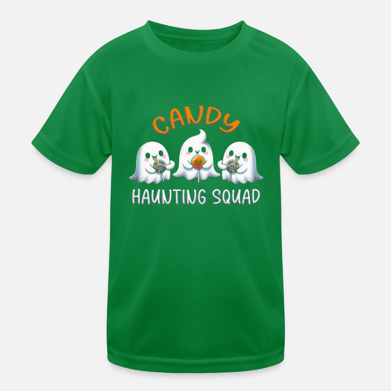 Candy Haunting Squad Kids Functional T-Shirt