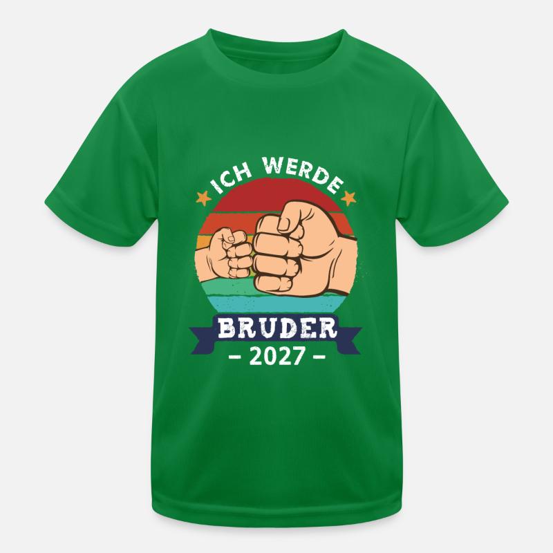 Ich werde Bruder 2027 Schwangerschaft Werdender Kinder Funktions-T-Shirt