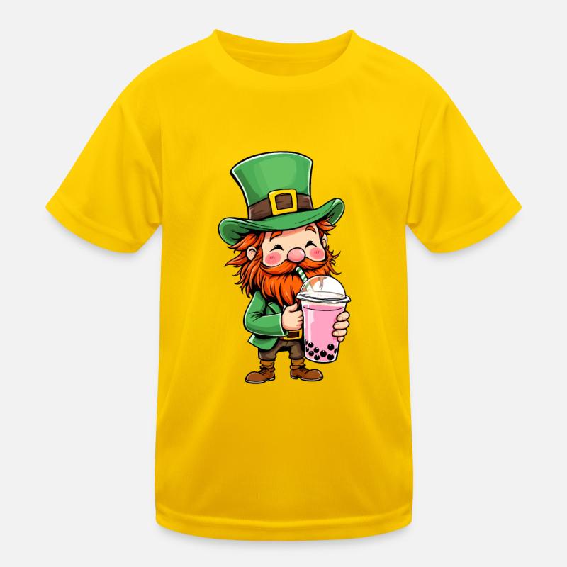 Kobold Bubble Tea Kinder Funktions-T-Shirt