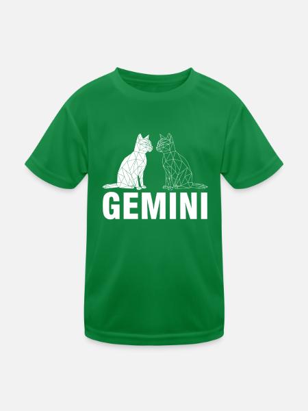 Gemini - Kids Functional T-Shirt - kelly green - Front