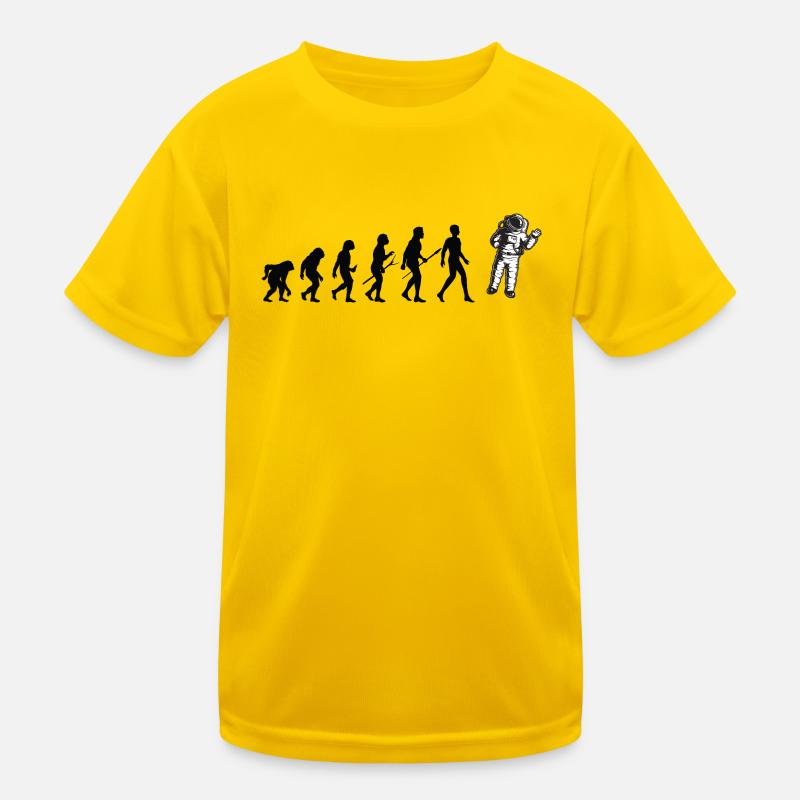 Evolution Raum Kinder Funktions-T-Shirt