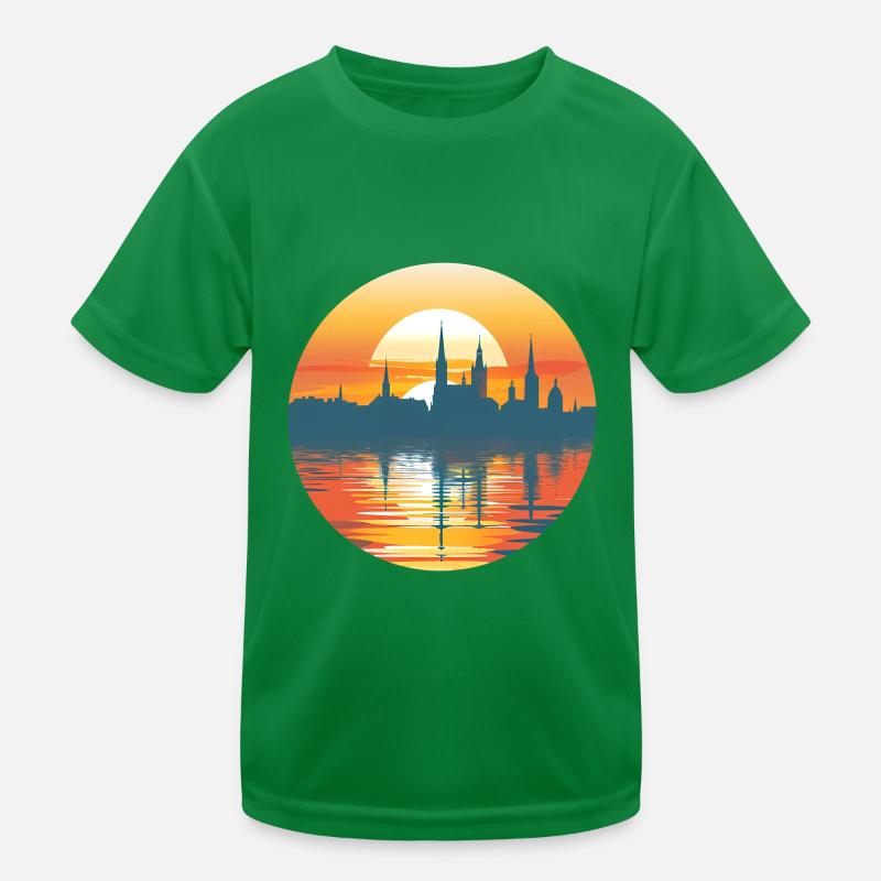 Heidelberg Skyline Kids Functional T-Shirt