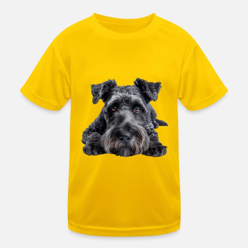 Kerry Blue Terrier Kids Functional T-Shirt
