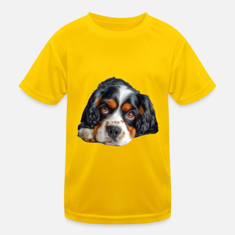 Cavalier King Charles Kinder Funktions-T-Shirt