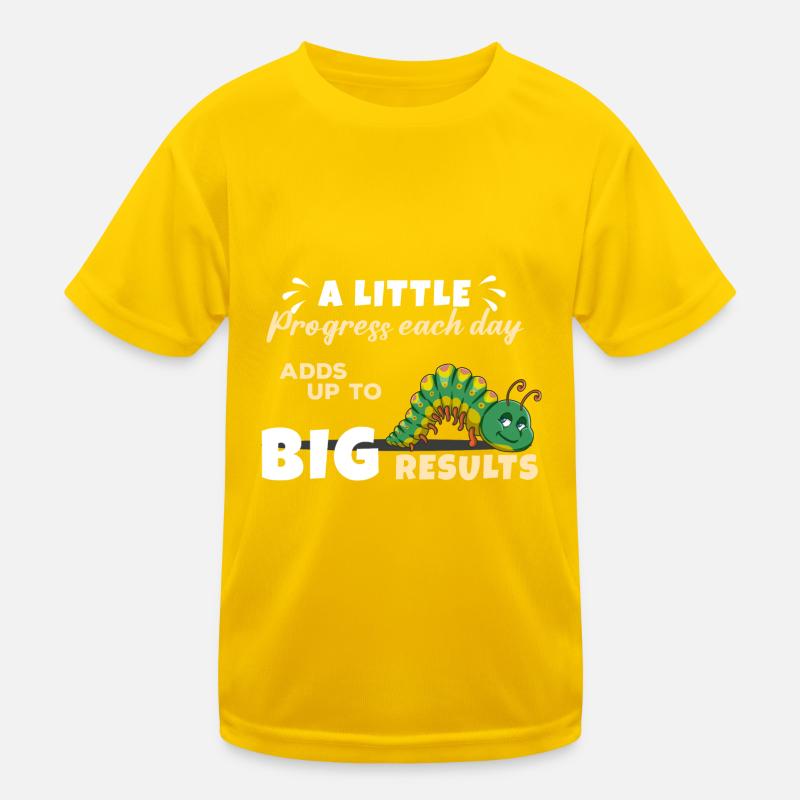 Raupe Kinder Funktions-T-Shirt