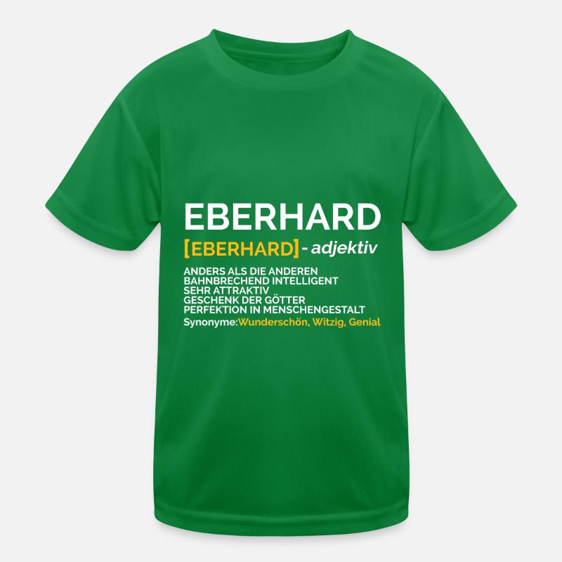 Eberhard Kinder Funktions-T-Shirt