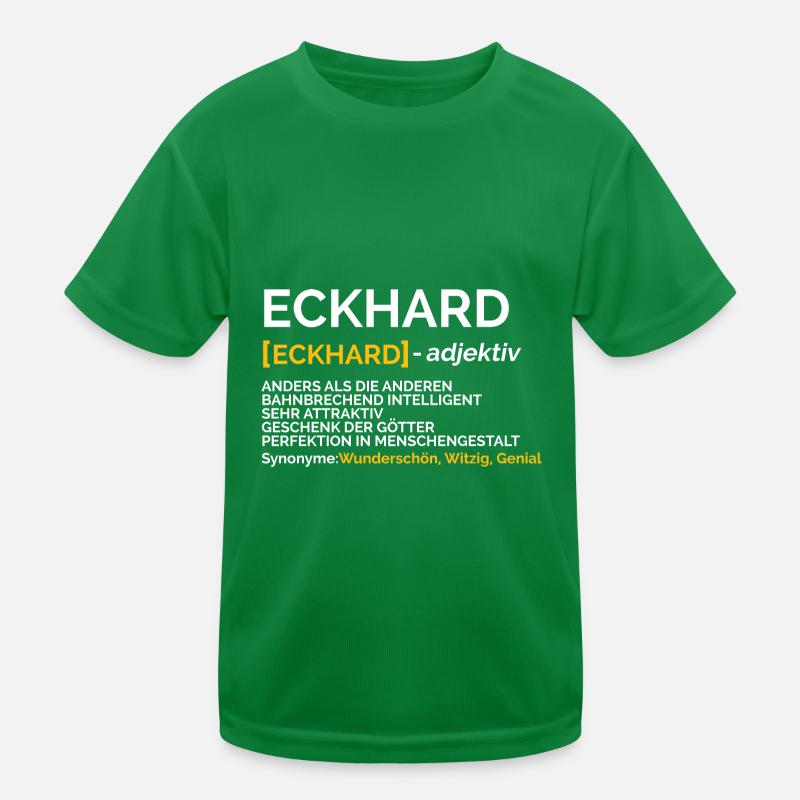 Eckhard Kinder Funktions-T-Shirt
