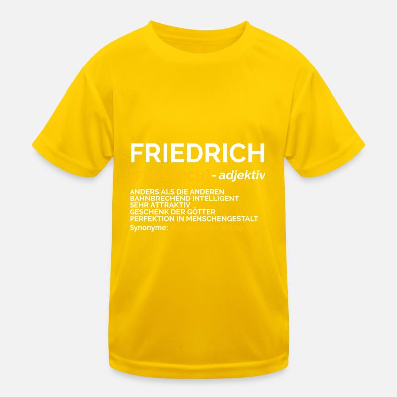 Friedrich Kinder Funktions-T-Shirt