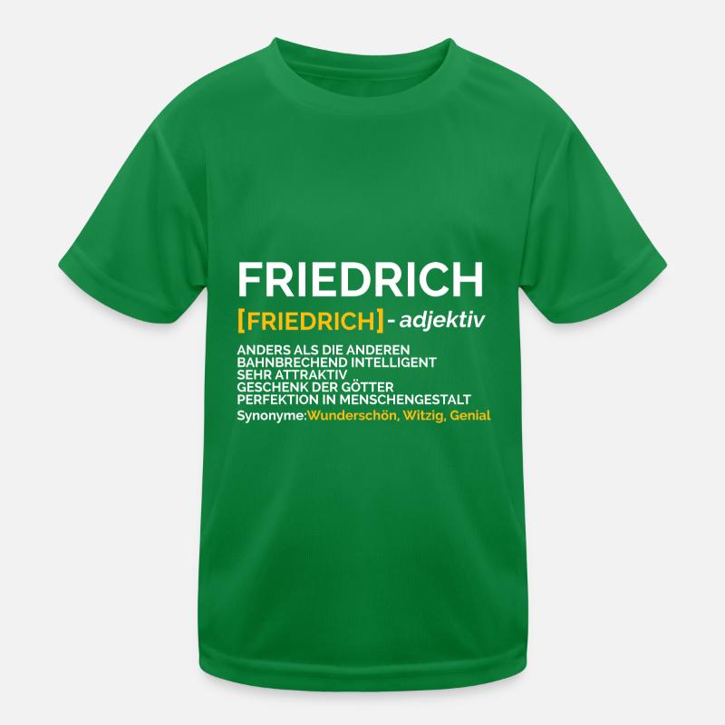 Friedrich Kinder Funktions-T-Shirt