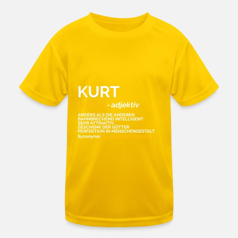 Kurt Kinder Funktions-T-Shirt