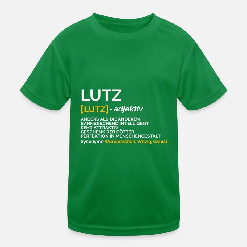 Lutz Kinder Funktions-T-Shirt