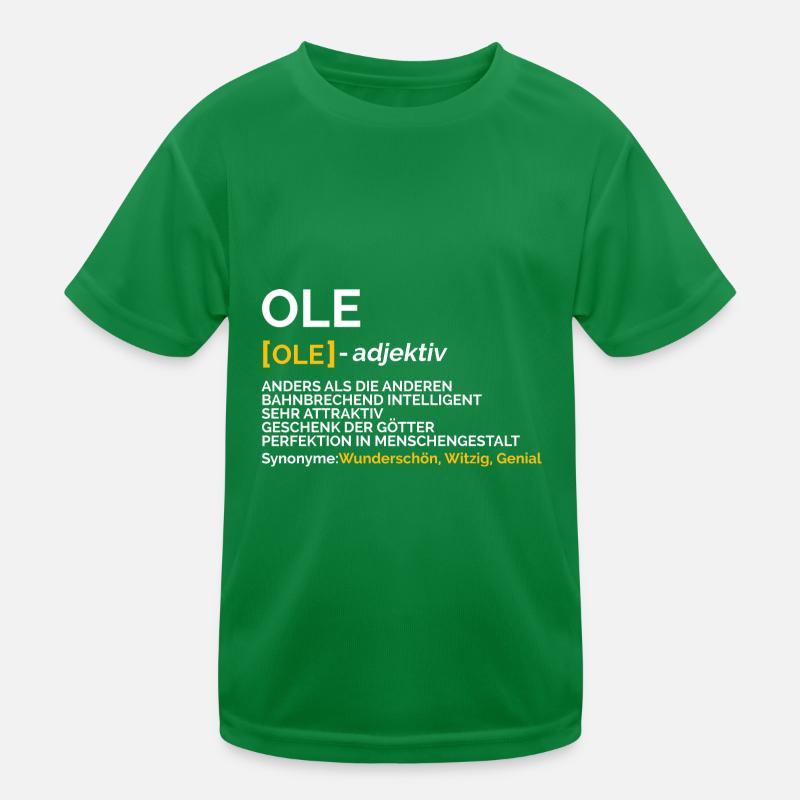 Ole Kinder Funktions-T-Shirt