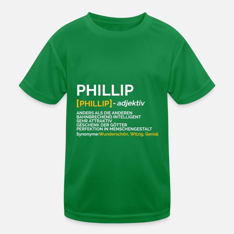 Phillip Kinder Funktions-T-Shirt