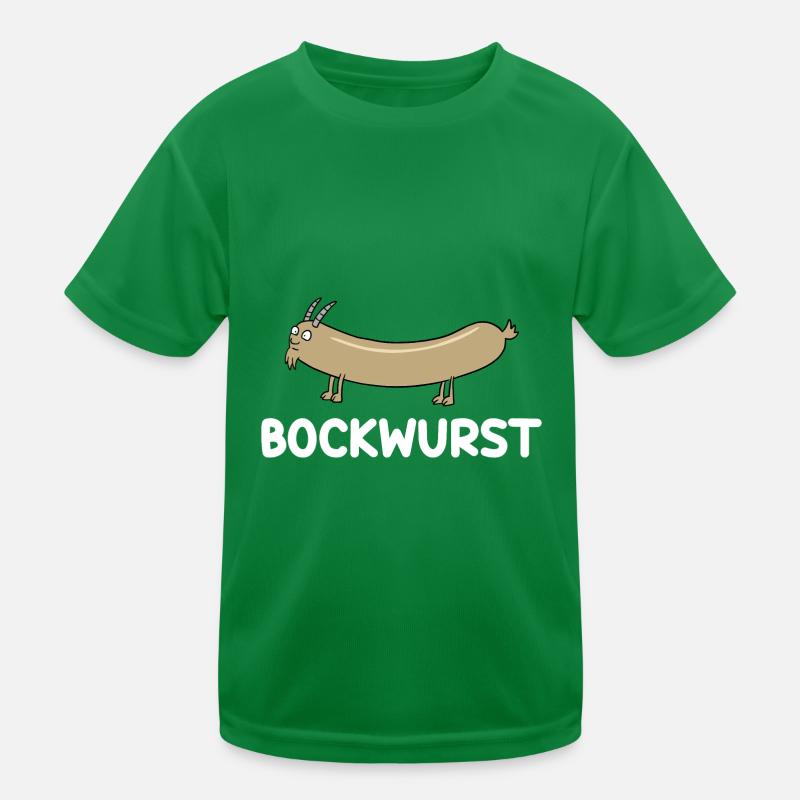 Bockwurst Kinder Funktions-T-Shirt