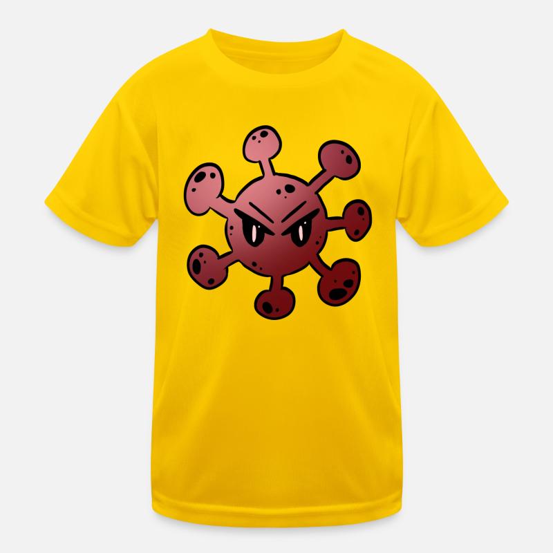 Virus Bactéries Pathogènes Virus Corona Covid-19 T-shirt sport Enfant