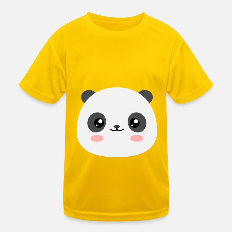 Kawaii Panda Kinder Funktions-T-Shirt