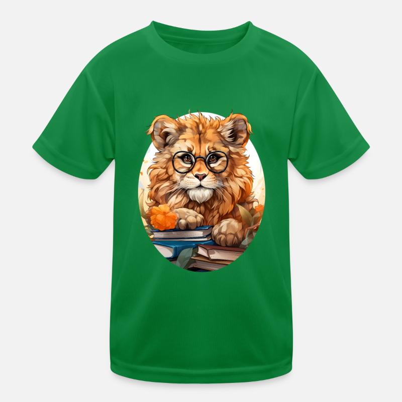 Löwe Kinder Funktions-T-Shirt