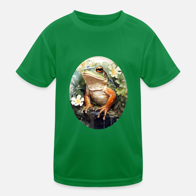 Frosch Kinder Funktions-T-Shirt