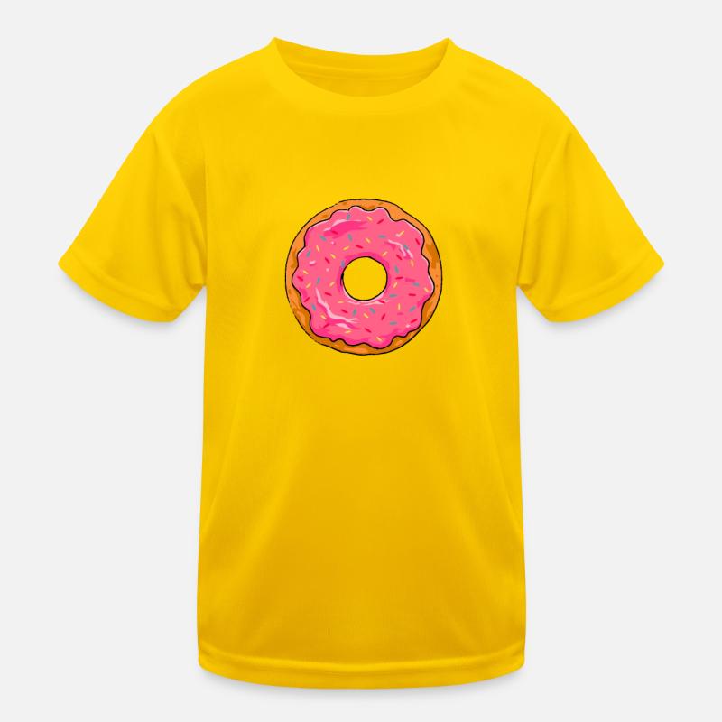 Beignet avec des glaçons de sucre candy glaçage T-shirt sport Enfant