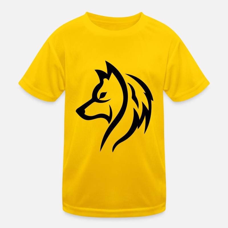 Wolf Kinder Funktions-T-Shirt