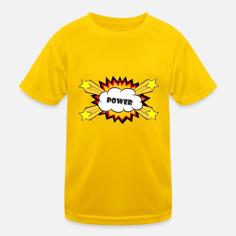 Puissance Comic Explosion T-shirt sport Enfant