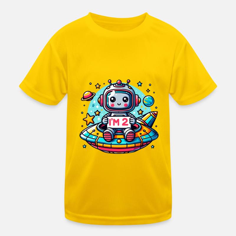 Ich bin 2 Jahre zweiter Geburtstag Kinder Funktions-T-Shirt
