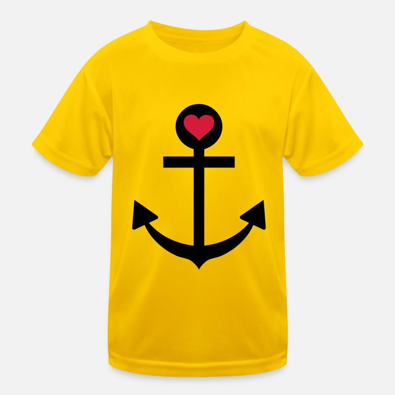anchor captain star love T-shirt sport Enfant