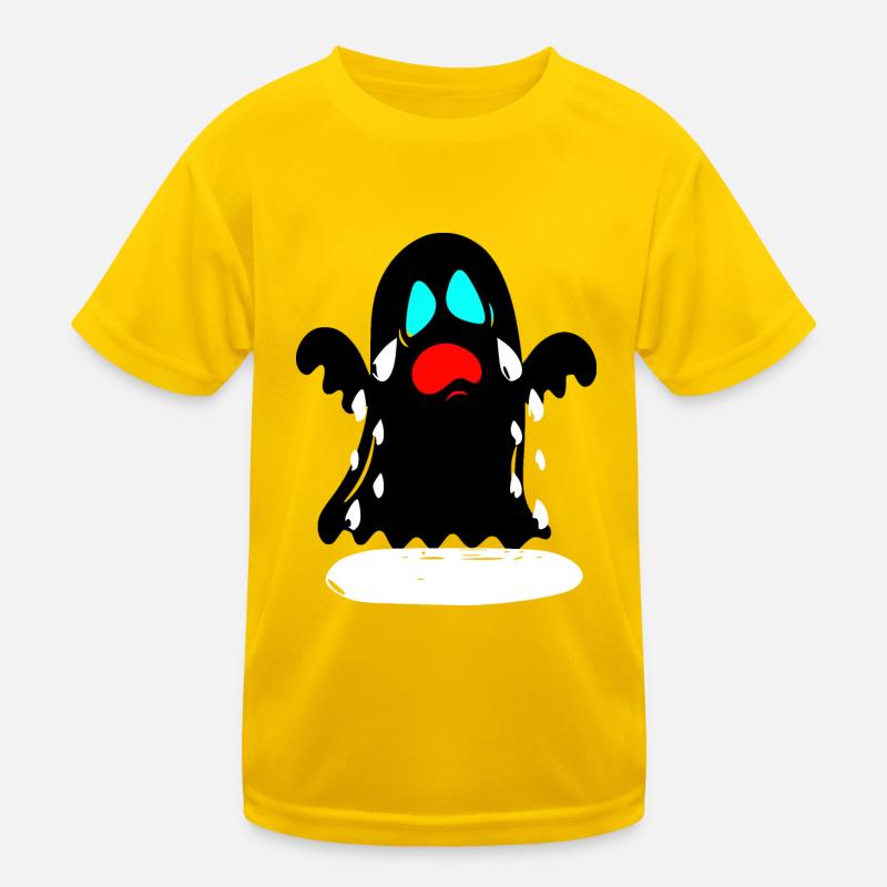 Ghost ghost cartoon comic Kids Functional T-Shirt