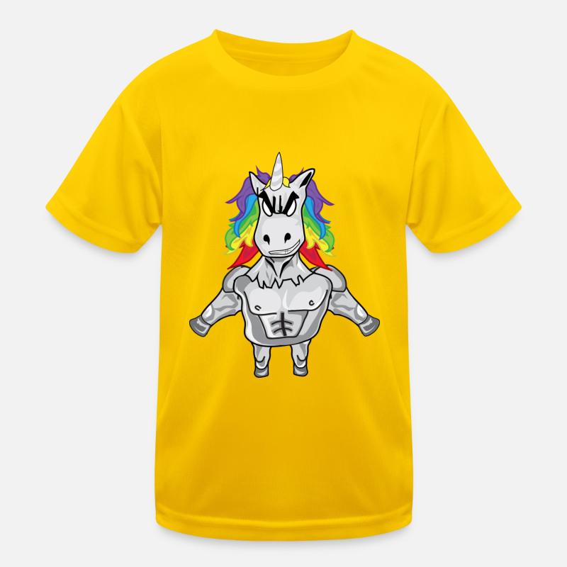 Muscle unicorn Kids Functional T-Shirt